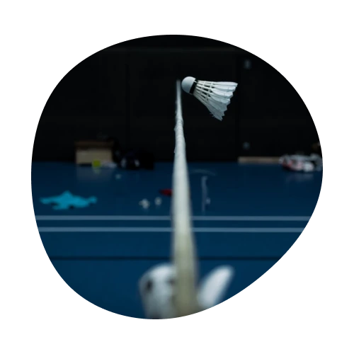 badminton court in chrompet